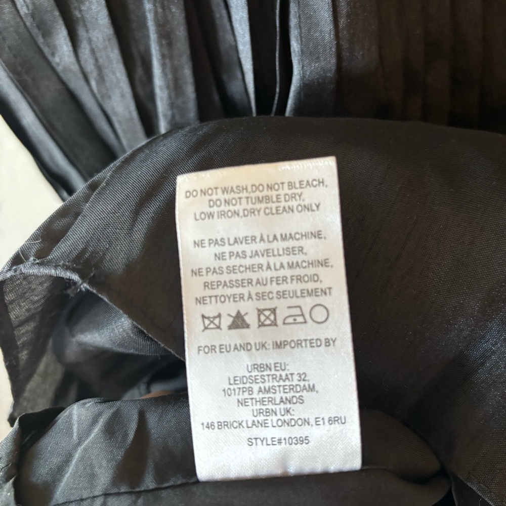 Anthropologie Black Strapless Ruffle Mini Dress - Picture 7 of 12